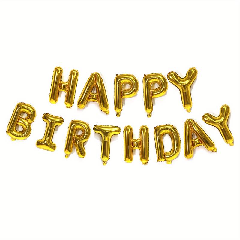 Happy Birthday Gull - Ballong girlander Happy Birthday Gull - Ballong girlander